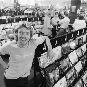 Richard Branson, 28 year old mastermind behind Virgin Music company Richard Branson, 28 year old mastermind behind Virgin Music company