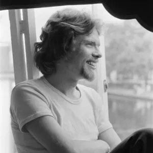 Richard Branson, 28 year old mastermind behind Virgin Music company. Relaxing on his boat Richard Branson, 28 year old mastermind behind Virgin Music company. Relaxing on his boat
