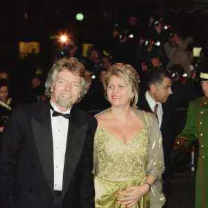 Richard Branson and Joan Templeman at Harrods Gala Dinner Print 1996 Richard Branson and Joan Templeman at Harrods Gala Dinner Print 1996