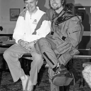 Richard Branson pictured with his co-pilot Per Linstrand Richard Branson pictured with his co-pilot Per Linstrand