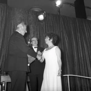 Richard Burton and Elizabeth Taylor seen here at film awards where Mrs Richard Burton and Elizabeth Taylor seen here at film awards where Mrs