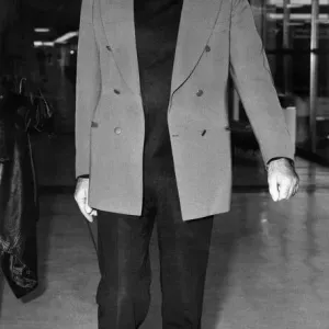 Richard Burton photographed at Heathrow Airport December 1973 Richard Burton photographed at Heathrow Airport December 1973