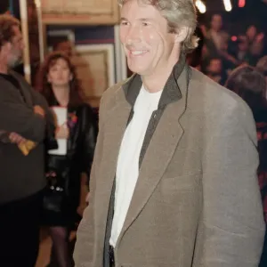 Richard Gere attends the London Film Premiere of The Walt Disney film, Pocahontas Richard Gere attends the London Film Premiere of The Walt Disney film, Pocahontas