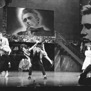 Richard Gere in Grease Rehearsal Print 1973