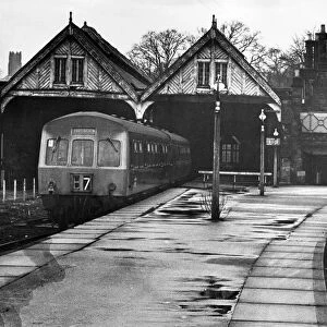 Richmond Railway Station, North Yorkshire, 6th February 1969