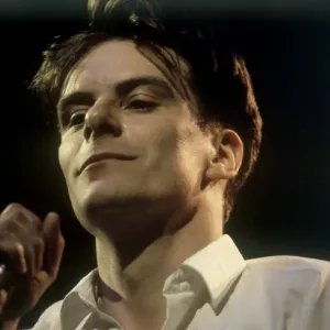 Ricky Ross lead singer of the Deacon Blue seen here perform at the Rock Against the Poll Ricky Ross lead singer of the Deacon Blue seen here perform at the Rock Against the Poll