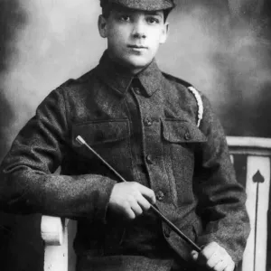 Rifleman Butterworth of the 1st Battallion Rifle Brigade circa 1914