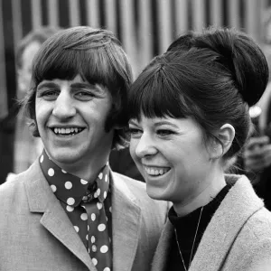 Ringo Starr 12th February 1965 and Wife Maureen Starr At their Home Mirrorpix Ringo Starr 12th February 1965 and Wife Maureen Starr At their Home Mirrorpix