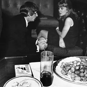 Ringo Starr and Hayley Mills attend a show business party in London - 9th April 1964