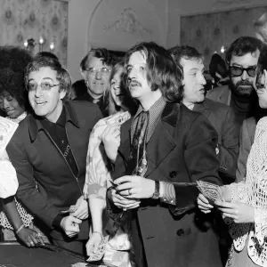 Ringo Starr with Peter Sellers play roulette at Les Ambassadeurs club party after Ringo Starr with Peter Sellers play roulette at Les Ambassadeurs club party after
