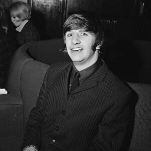 Ringo Starr at a press conference at the Gaumont State Cinema, Kilburn, London