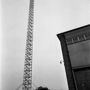 Emley Moor TV Mast Rebuild Print 1969 Emley Moor TV Mast Rebuild Print 1969