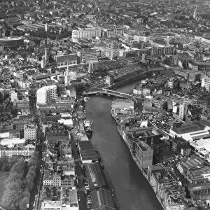 The River Avon as it passes though Broadmead, Bristol 1961