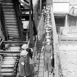 River Emegency Service September 1939 Women fulfilling Mens work duties during River Emegency Service September 1939 Women fulfilling Mens work duties during
