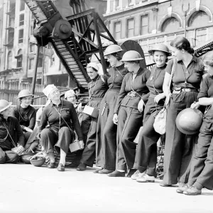 River Emergency Sevice September 1939 Women fulfilling Mens work duties during River Emergency Sevice September 1939 Women fulfilling Mens work duties during