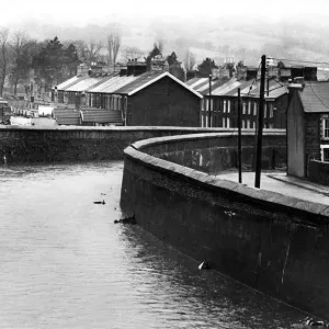 The River Rhondda at Gelli, 1978 Coal Tip Print
