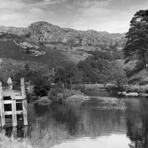 The River Shiel at the entrance to Loch Shiel. 20th October 1945 The River Shiel at the entrance to Loch Shiel. 20th October 1945