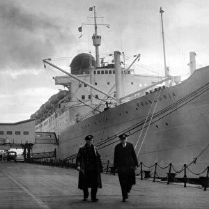 RMS Ivernia, ocean liner, built in 1955 by John Brown & Company in Clydebank