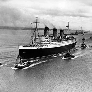 RMS Queen Mary, ocean liner that sailed primarily in the North Atlantic Ocean from 1936