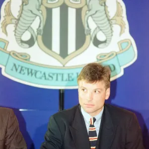 Rob Andrew signs for Newcastle Gosforth Rugby Club, news press conference at St James Rob Andrew signs for Newcastle Gosforth Rugby Club, news press conference at St James