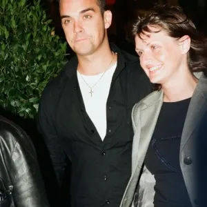 Robbie Williams and Sister at Heaven Nightclub Print 1998
