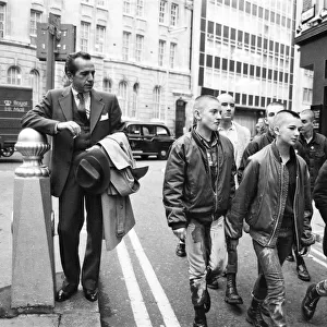 Robert Sacchi comes bang into the 1980s when he bumps into some skinheads on Carnaby