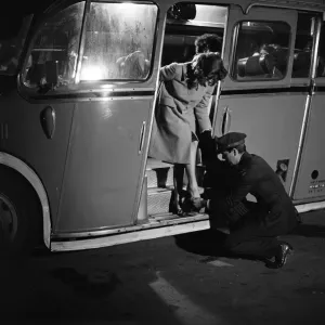 Robert Wagner and Shirley Anne Field on Set at RAF Bovingdon Print 1961 Robert Wagner and Shirley Anne Field on Set at RAF Bovingdon Print 1961