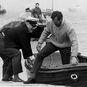 Robin Knox Johnston is helped on to dry land after winning the 1968-69 Sunday Times Robin Knox Johnston is helped on to dry land after winning the 1968-69 Sunday Times