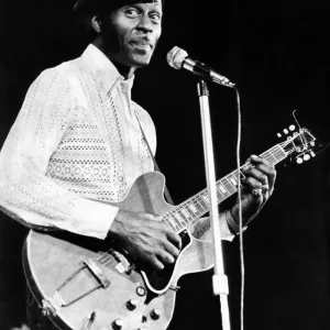 Chuck Berry Print - Newcastle City Hall Concert 1973