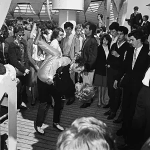 Rock and Roll on the Cross channel Ferry to Boulogne, France Rock and Roll on the Cross channel Ferry to Boulogne, France