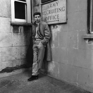 Rock and Roll singer Marty Wilde took his National Service medical at the medical centre
