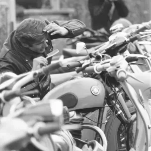 Clacton Sea Front: Mods and Rockers Confrontation Print 1964 Clacton Sea Front: Mods and Rockers Confrontation Print 1964