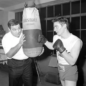 Rocky Marciano with Pat Dwyer November 1965