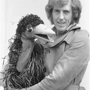 Rod Hull and Emu on Clacton Beach, 1973 Print Rod Hull and Emu on Clacton Beach, 1973 Print
