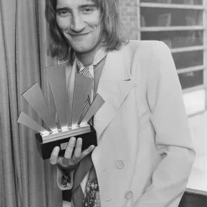 Rod Stewart at The Oval Pop Festival Print 1972