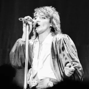 Rod Stewart Live at the Odeon Birmingham 1976 Print Rod Stewart Live at the Odeon Birmingham 1976 Print