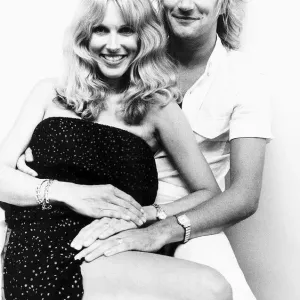 Rod Stewart Print with Alana Stewart Rod Stewart Print with Alana Stewart