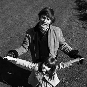 Roddy McDowall with young actress Virginia Tingwell daughter of Australian Actor Charles
