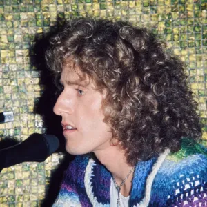 Roger Daltrey, lead singer of The Who rock group, July 1975