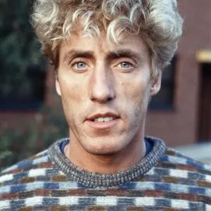 Roger Daltrey, lead singer of The Who rock group, circa 1983 Roger Daltrey, lead singer of The Who rock group, circa 1983