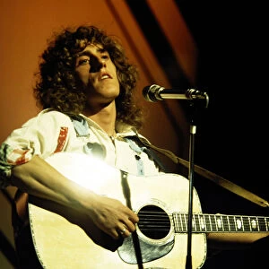 Roger Daltrey - Pop Star seen here during rehearsals for the BBC television