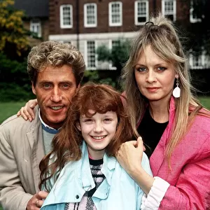 Roger Daltrey and Twiggy with Natalie Morse stars of ITV Production of Hans Christian
