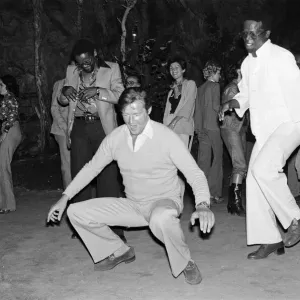Roger Moore's 50th Birthday Party Print, Tshipise, South Africa 1977 Roger Moore's 50th Birthday Party Print, Tshipise, South Africa 1977