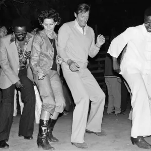 Roger Moore's 50th Birthday Party Print, Tshipise, South Africa, 1977 Roger Moore's 50th Birthday Party Print, Tshipise, South Africa, 1977