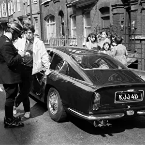 Rolling Stones: 28th August 1966 Mick Jaggers midnight blue Aston Martin DB6 was