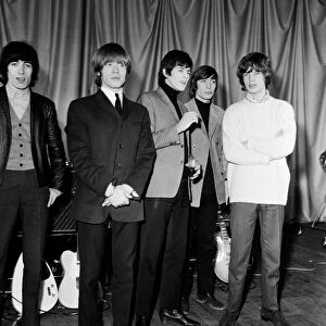 The Rolling Stones backstage at The ABC Theatre, Belfast