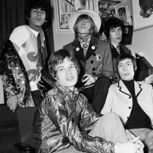 The Rolling Stones backstage before their appearance on Sunday Night at the London The Rolling Stones backstage before their appearance on Sunday Night at the London