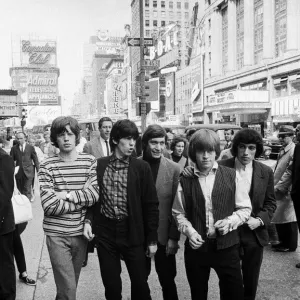 The Rolling Stones on Broadway. l-r Mick Jagger, Keith Richards, Charlie Watts The Rolling Stones on Broadway. l-r Mick Jagger, Keith Richards, Charlie Watts