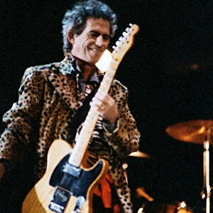 The Rolling Stones in Concert at Double Door, Chicago, USA, Keith Richards performing