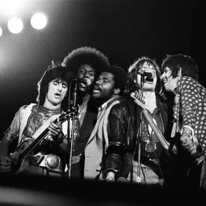 Rolling Stones in concert at Knebworth House, Hertfordshire. 22nd August 1976 Rolling Stones in concert at Knebworth House, Hertfordshire. 22nd August 1976